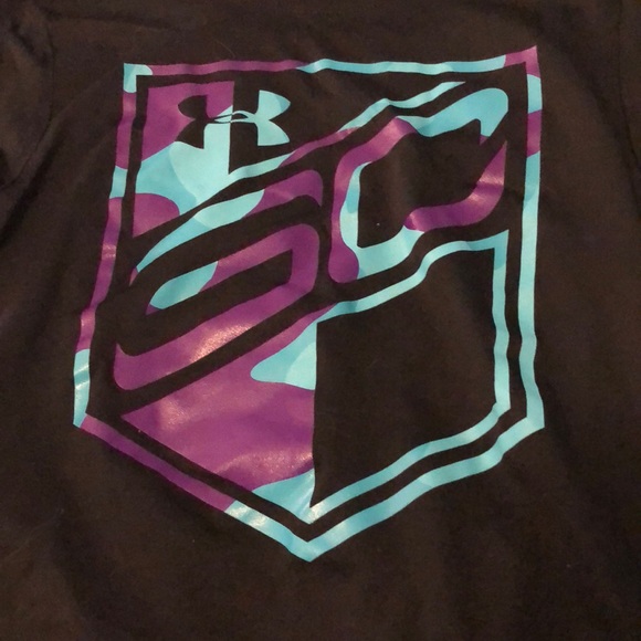 Black Stephen Curry Dri-Fit Under Armour Tee - Picture 2 of 4